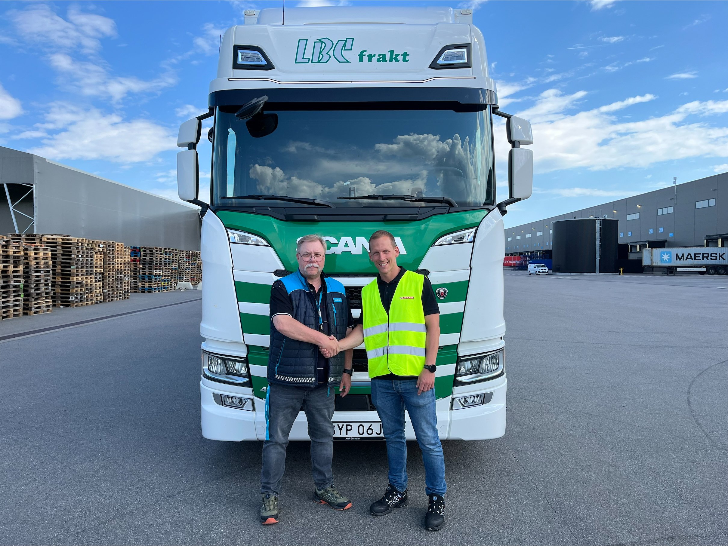 TPL welcomes the first BEV-truck in Sweden